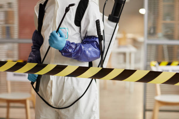 Professional Blood Cleanup technician working in Greenlawn, NY